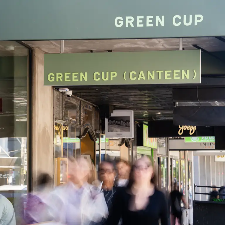 Green Cup shopfront
